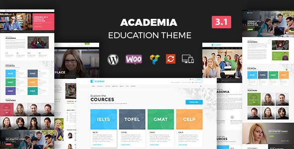 Academia v3.2.1 Responsive Education Theme For WordPress