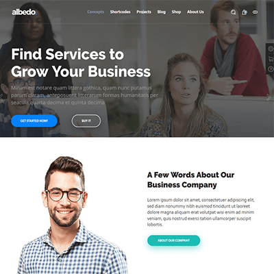 Albedo – Highly Customizable Multi-Purpose WordPress Theme