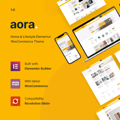 Aora – Home & Lifestyle Elementor WooCommerce Theme