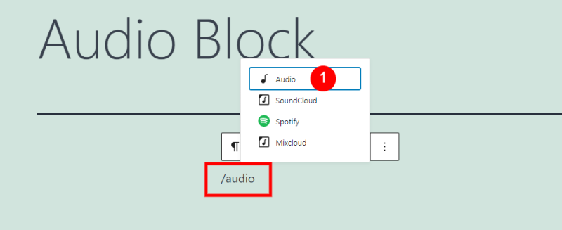 Audio Block