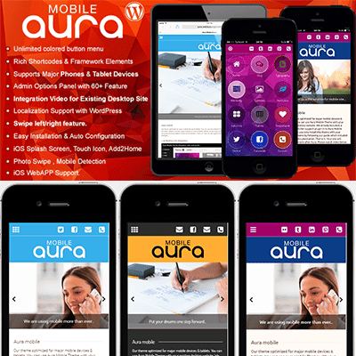Aura Premium Mobile Theme