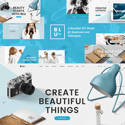 Blu – A Beautiful Theme for Businesses and Individuals