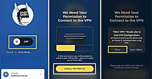 Cách Download và Sử dụng HMA VPN dành cho iOS - 2