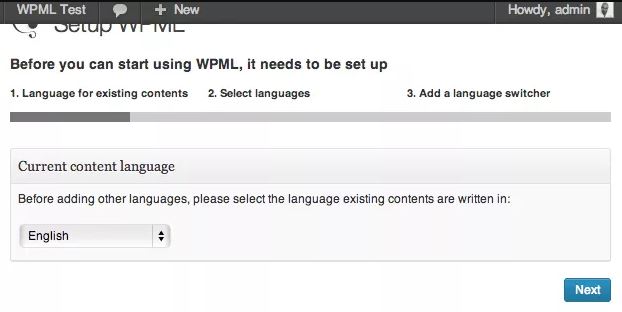 Cài đặt và thiết lập WPML - 2