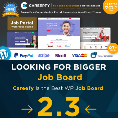 Careerfy – Job Board WordPress Theme
