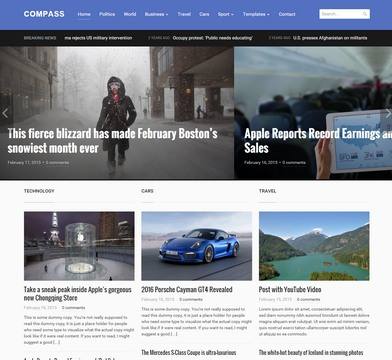 Compass Review – WPZOOM Magazine Theme for WordPress