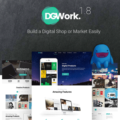 DGWork – Powerful Responsive Easy Digital Downloads Theme
