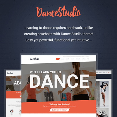 Dance Studio – WordPress Theme for Dancing Schools & Clubs