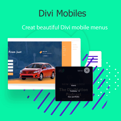 Divi Mobile – Creat beautifull Divi mobile menus