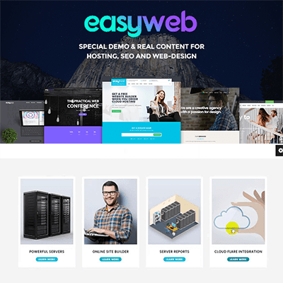 EasyWeb – WP Theme For Hosting, SEO and Web-design Agencies