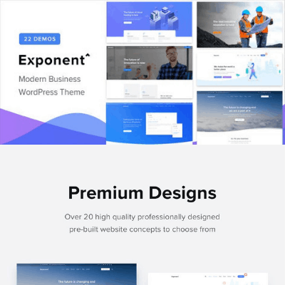 Exponent – Modern Multi-Purpose Business WordPress Theme