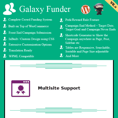 Galaxy Funder WooCommerce Crowdfunding System