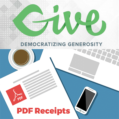 Give PDF ReceiptsGive PDF Receipts