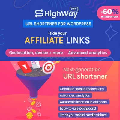 HighWayPro – Ultimate URL Shortener and Link Cloaker for WordPress