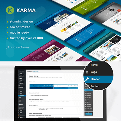 Karma – Responsive WordPress Theme