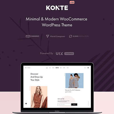 Konte – Minimal & Modern WooCommerce WordPress Theme