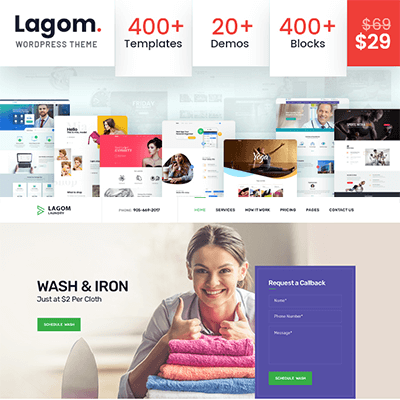 Lagom – Multi Concept MultiPurpose WordPress Theme