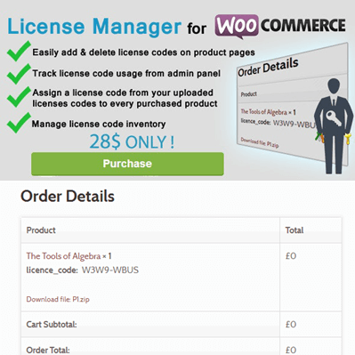 License Manager for Woocommerce