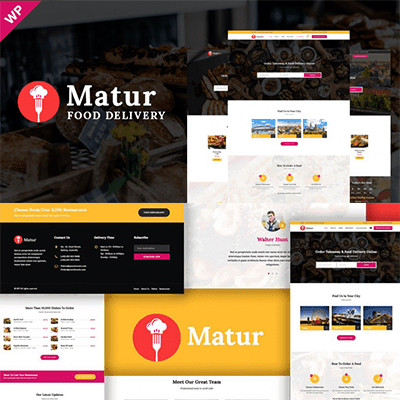 Matur – Food Delivery & Ordering WordPress Theme