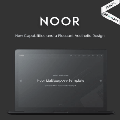 Noor – Minimal Multi-Purpose WordPress Theme, AMP & RTL