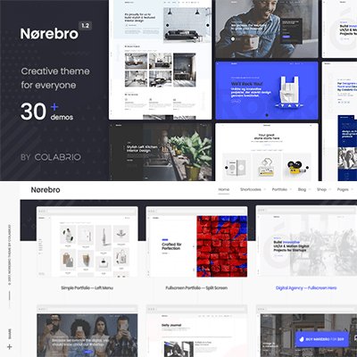 Norebro – Creative Multipurpose WordPress Theme
