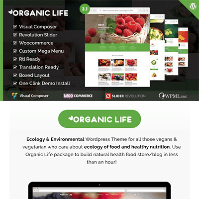 Organic Life – Ecology & Environmental Theme