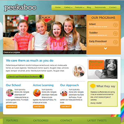 Pekaboo – Children WordPress Theme