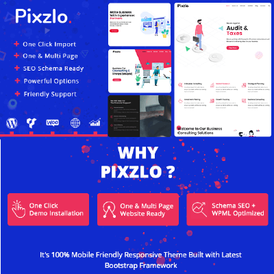 Pixzlo – Creative Theme for Professionals