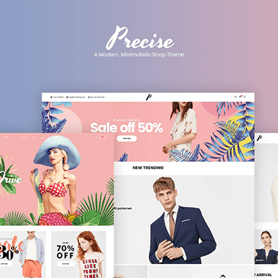 Precise – A Modern, Minimalistic Shop Theme