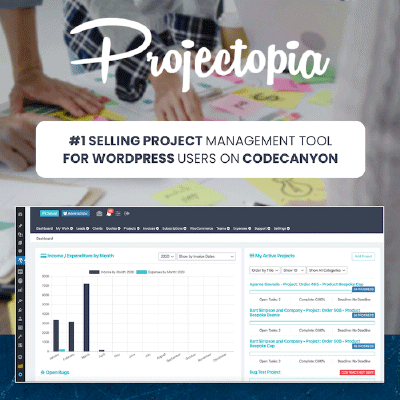 Projectopia – WordPress Project Management Plugin