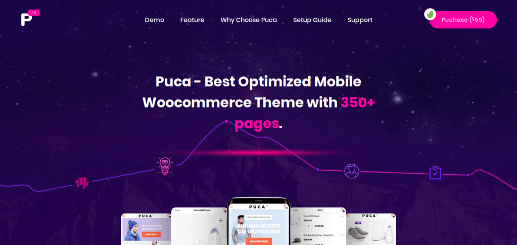 Puca – Chủ đề WooCommerce di động tối ưu
