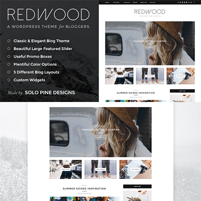 Redwood – A Responsive WordPress Blog Theme