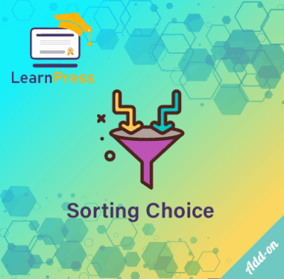 Sorting Choice add-on for LearnPress