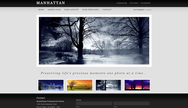StudioPress Manhattan WordPress Theme