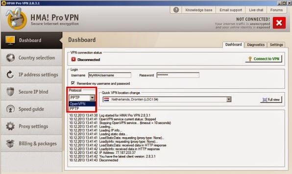 Sử dụng HMA VPN cho PC - 2