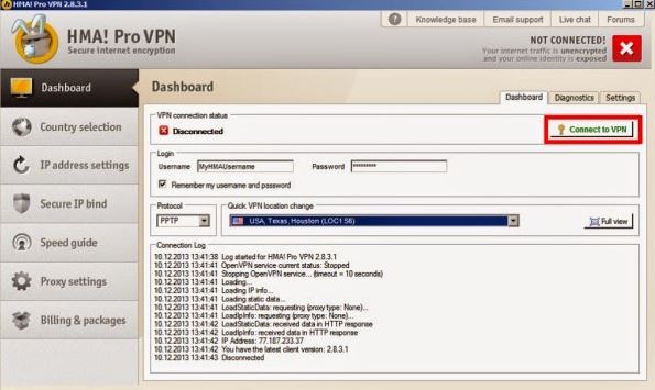 Sử dụng HMA VPN cho PC - 4