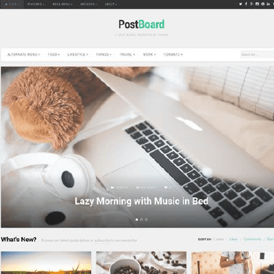 Theme Junkie PostBoard WordPress Theme