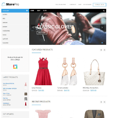 Theme Junkie StorePro WordPress Theme