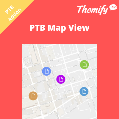 Themify Post Type Builder Map View Addon