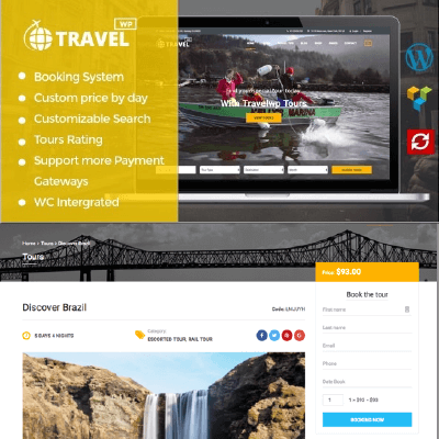 Tour & Travel WordPress Theme | TravelWP