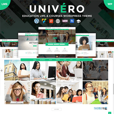 Univero Education LMS & Courses WordPress Theme