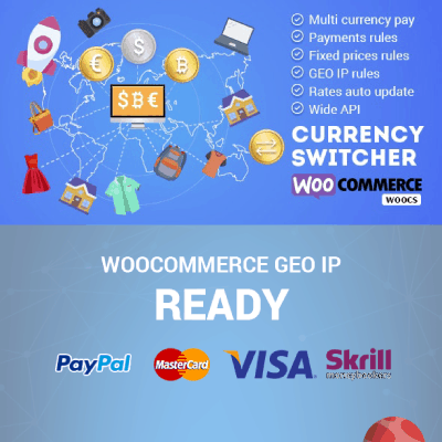 WOOCS – WooCommerce Currency Switcher – WooCommerce Multi Currency and WooCommerce Multi Pay