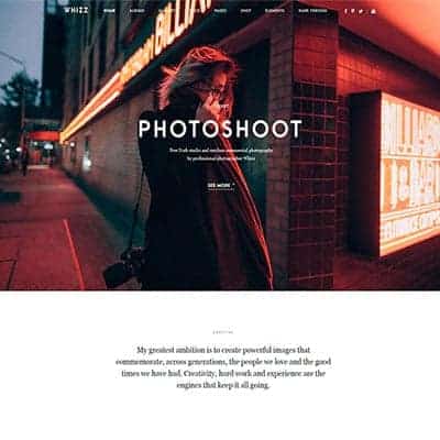 Whizz | Photography WordPress for Photography