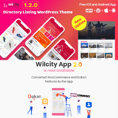 Wilcity – Directory Listing WordPress Theme (Mobile App Included)