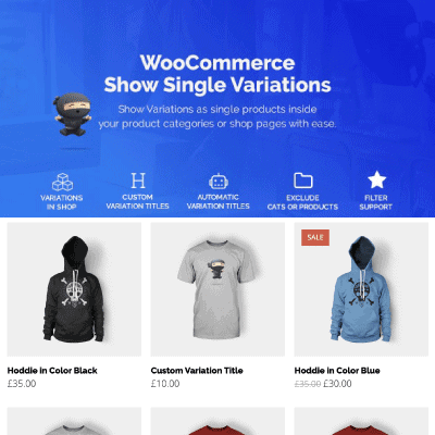 WooCommerce Show Variations as Single Products