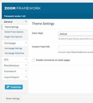 ZOOM Framework Photonote Options