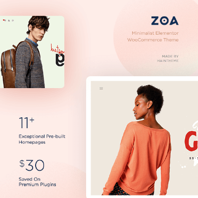 Zoa – Minimalist Elementor WooCommerce Theme