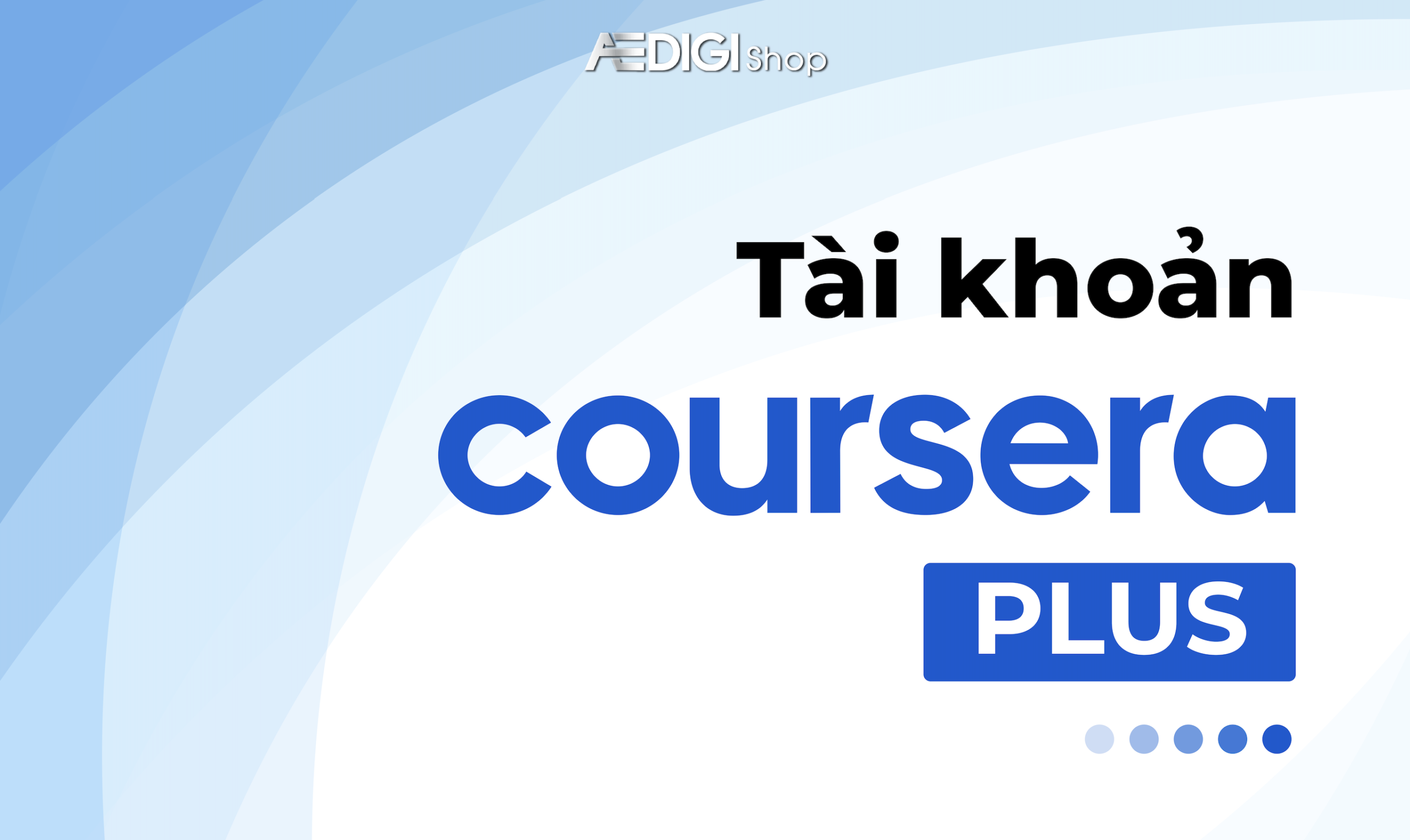 Tài khoản Coursera Plus chính chủ
