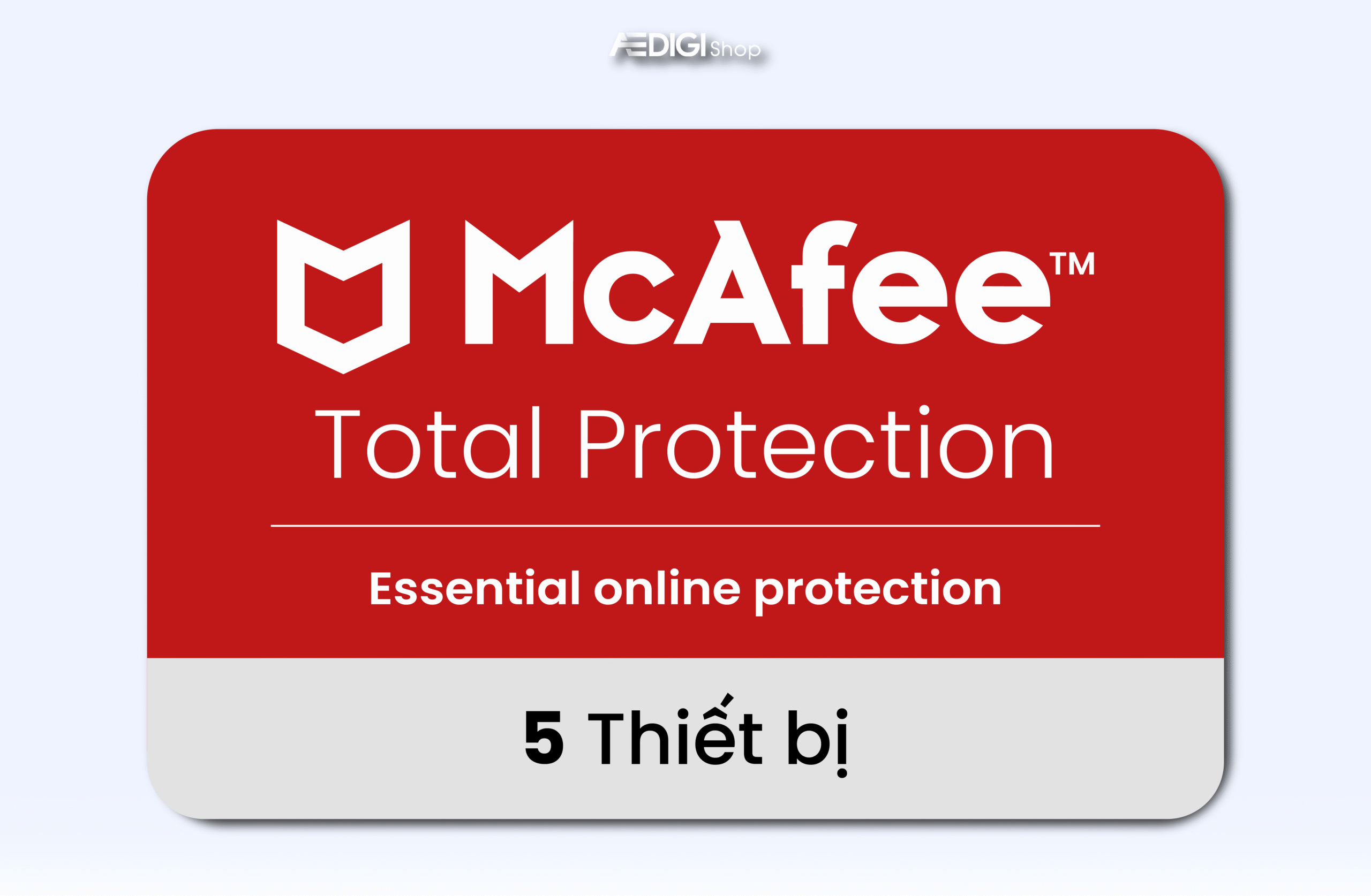 Key kích hoạt McAfee Total Protection