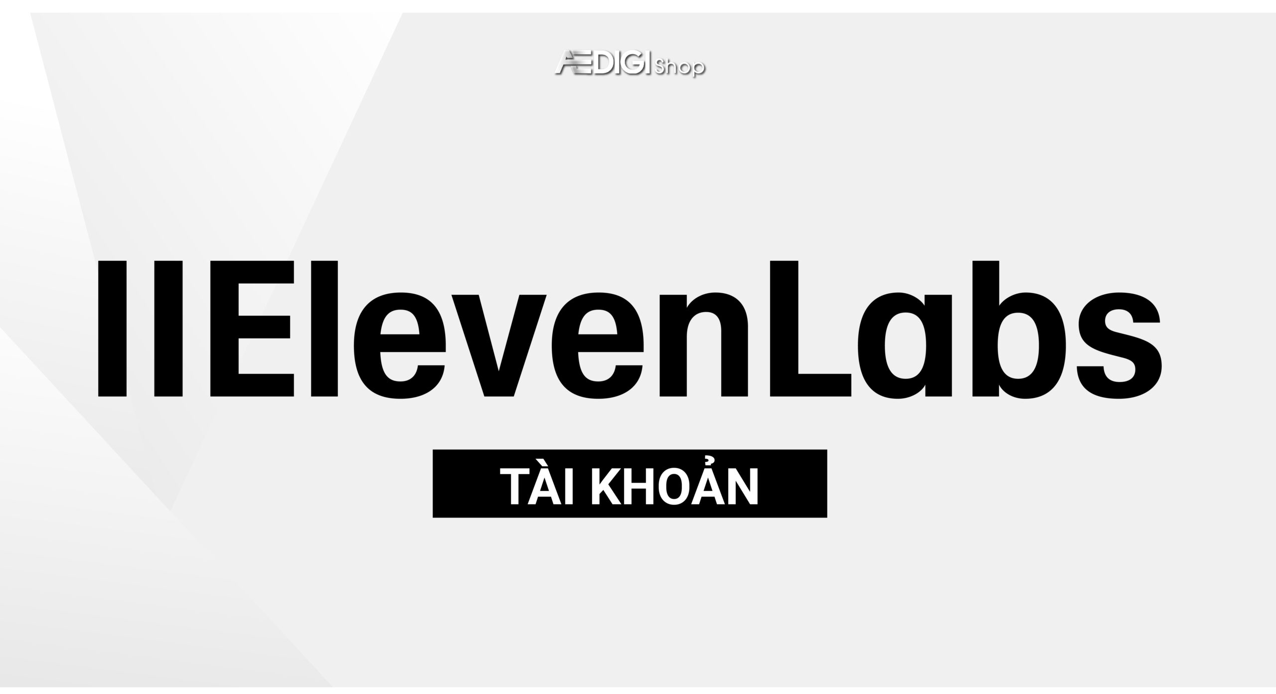 Tài khoản Elevenlabs